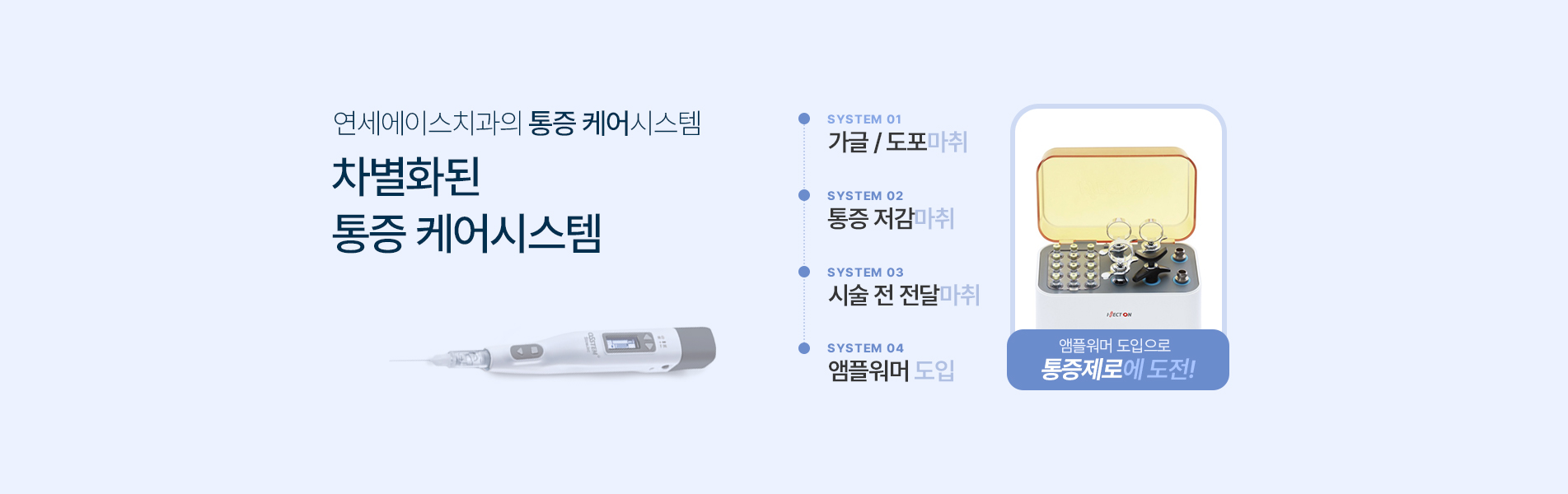 연세에이스치과 무통치료시스템